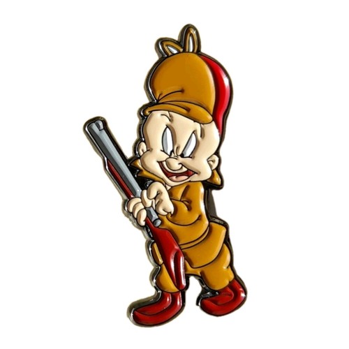 Elmer fudd metal enamel pin - fudd,