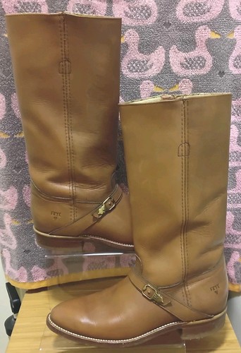 Frye women tan leather pull - tan,