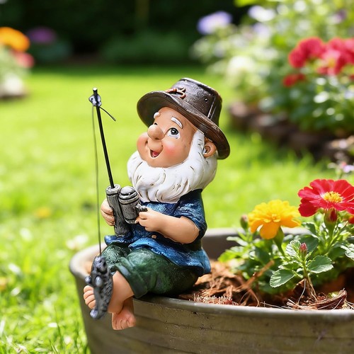 1pcs garden gnomes statue - 1pcs,