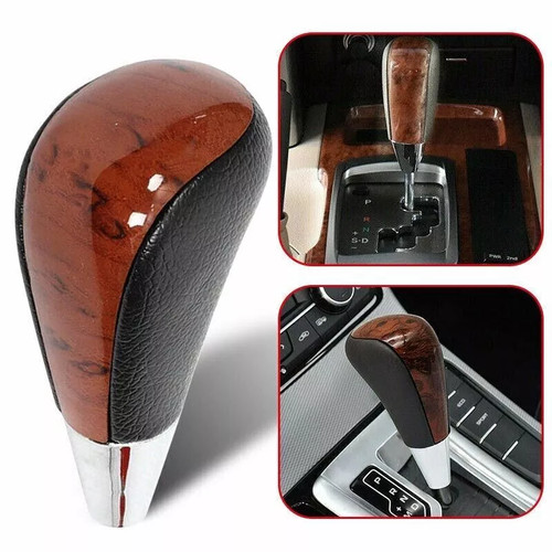 Black leather walnut - leather, gear
