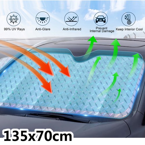 Car windscreen sun shade - car,