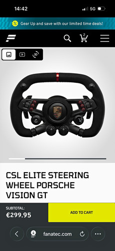 Fanatec csl elite steering - fanatec,