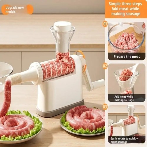 Manual sausage stuffer - manual, machine