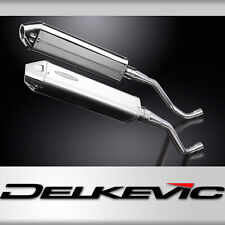 Yamaha XT660X XT660R 2004-2016 420mm Tri-Oval Stainless Exhaust Silencer Can Kit