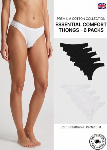 Ladies string thongs pack - ladies, 6