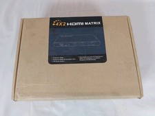 HDMI Matrix Switch 4x2 Ultra HD 4K 60Hz 4 In 2 Out HDMI Switch Distributor Box