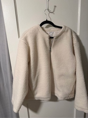 Calvin klein cream sherpa - klein,