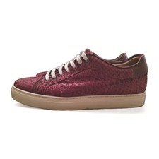 Paul Smith Basso Burgundy Scale Cup Sole Trainers UK9 EU43 New