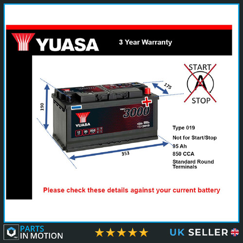 Battery fits daimler 250 - daimler, v8