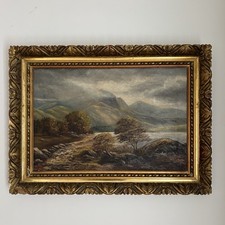 Victorian Oil Painting of The