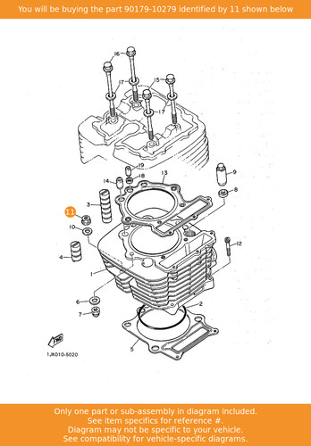 Yamaha nut 90179 - nut,, oem