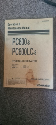 Hydraulic excavator pc600 - hydraulic,