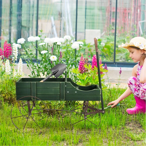 Wooden garden flower planter - wooden,