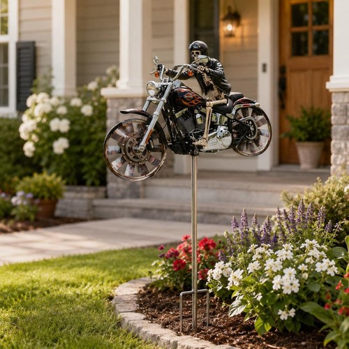 Vintage motorcycle windmill - vintage,