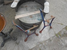 A PAIR OF ANTIQUE CAST IRON