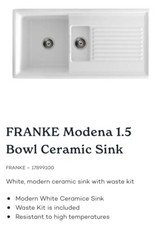 Franke Ceramic White Sink