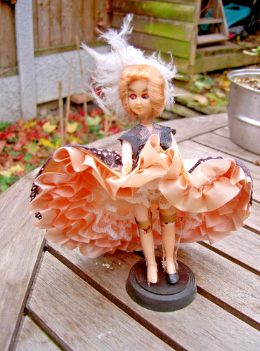 Vintage souvenir doll cancan - vintage,