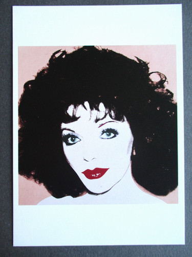 Art postcard joan collins - art, andy