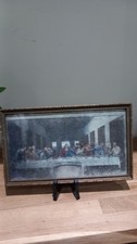 Vintage Framed The Last Supper