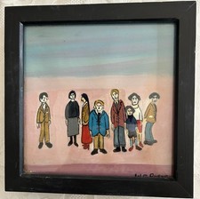 Framed Oil Painting In L S