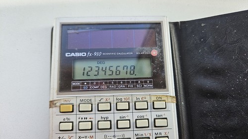 Vintage casio 910 - vintage, fx-910