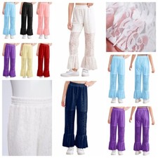 Kids Girl's Pants Spring Trousers Fall Sweatpants Lovely Bell Bottom Fashion