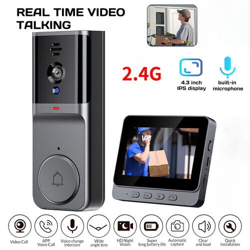 Wireless video doorbell - wireless,