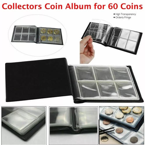 Coin collection album coins - 60,