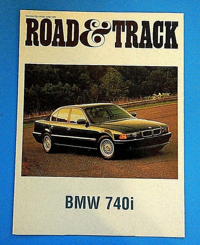 1995 bmw 740i - 740i, track