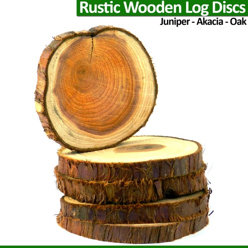 Wooden log discs oak - log,