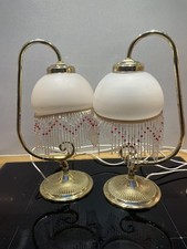 Pair Art Nouveau Style Lamps