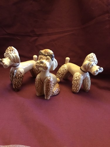 Sylvac standing poodle - x,