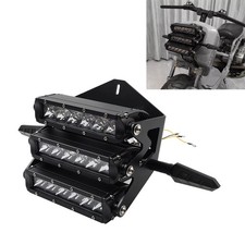 Triple Headlight Headlamp Kit For Honda Ruckus Zoomer For GY6 Scooter