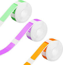 3 Rolls Label Maker Tape, 12Mm X 40Mm Thermal Label Printing Paper Household 