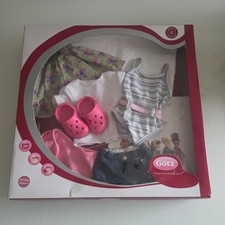 VINTAGE DOLL GOTZ  TODDLER OUTFIT boxed WITH SHOES crocs 