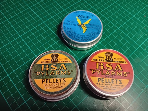 Repro vintage pellets tins - repro,