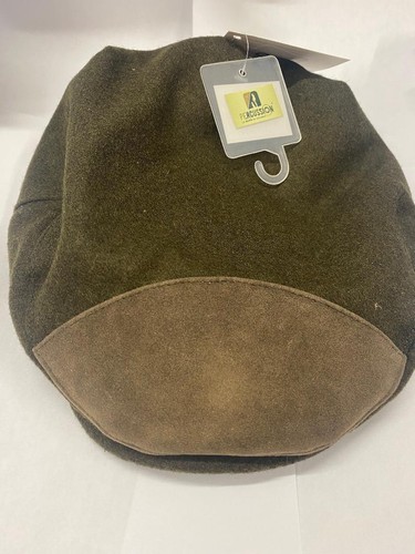 Hat flat cap moss green - moss,
