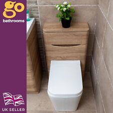 Eaton Light Ash Bathroom WC Toilet Unit Includes Concealed Cistern 50cm