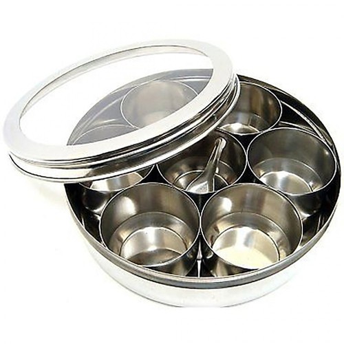 Indian spice box tin - spice,