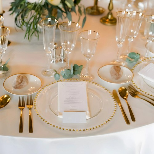 Decorative charger glass - decorative,