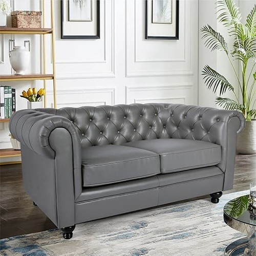 Hertford chesterfield faux - chesterfield,