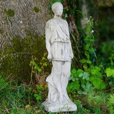 Greek Man Stone Statue | Outdoor Garden Ornament Roman Classical Sculpture Male