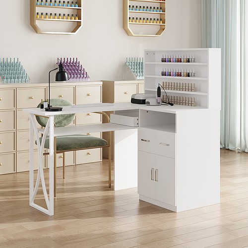 Nail desk shaped - nail, manicure