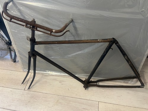 Antique gents bicycle frame - antique,