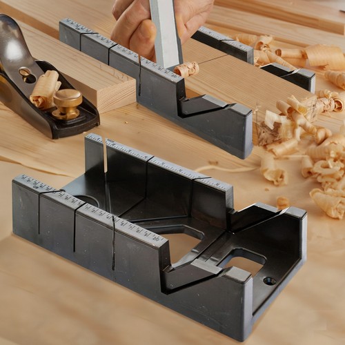 Miter saw box - 12", clamp