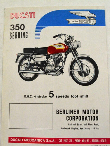 1966 ducati 350 sebring - 1966,
