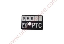 Engine Block Identification Plate D6B Peugeot 309 205 GTI CTI 130HP