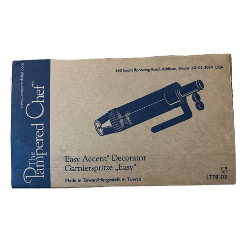 Pampered chef easy - chef, accent