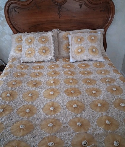 Bedspread set vintage style - bedspread,