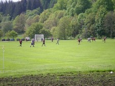 Photo 6x4 Shinty at Inveraray A shinty match in progress on the pitch whi c2009
